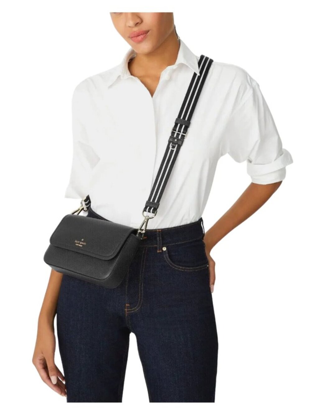 Kate Spade Rosie Pebbled Leather Small Flap Crossbody (NWT)